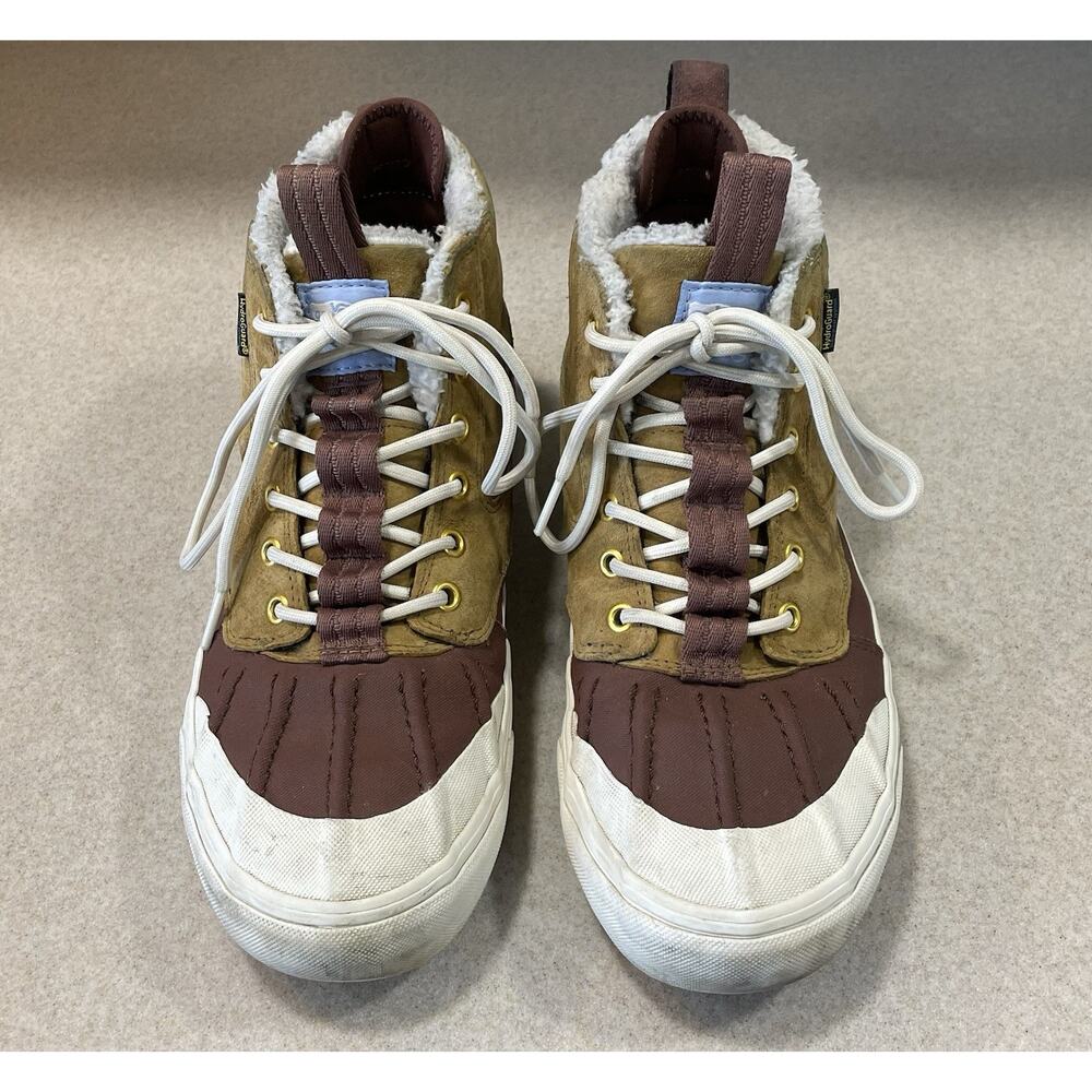 VANS Sk8-Hi Del Pato MTE-2 Utility/Duck Boots Men’s 7.5 -Women’s 9 Tan Suede - Picture 2 of 13